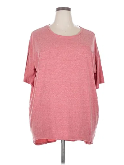 Pre-owned Lularoe Short Sleeve T-shirt In Pink