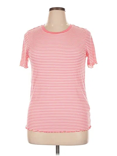 Pre-owned Lularoe Short Sleeve T-shirt In Pink