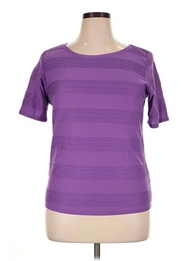 Pre-owned Lularoe Short Sleeve T-shirt In Purple