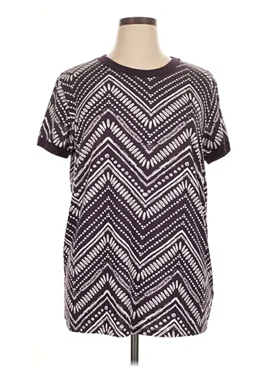 Pre-owned Lularoe Short Sleeve T-shirt In Purple