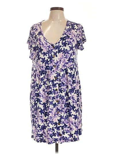 Pre-owned Lularoe Short Sleeve T-shirt In Purple