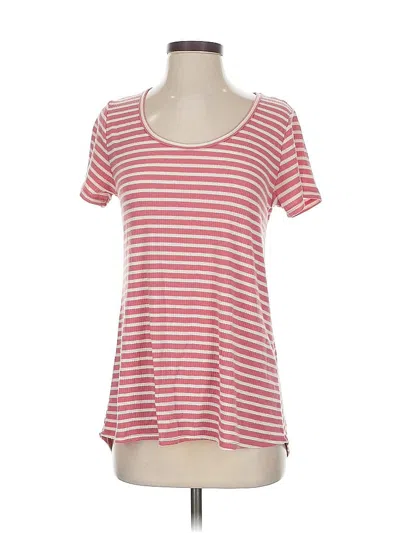 Pre-owned Lularoe Short Sleeve T-shirt In Red