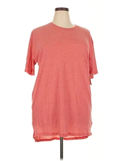 Pre-owned Lularoe Short Sleeve T-shirt In Red