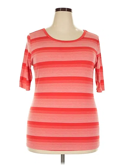 Pre-owned Lularoe Short Sleeve T-shirt In Red
