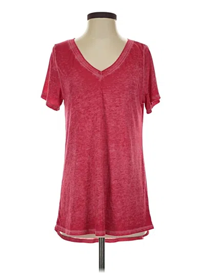 Pre-owned Lularoe Short Sleeve T-shirt In Red