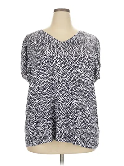 Pre-owned Lularoe Short Sleeve T-shirt In Silver