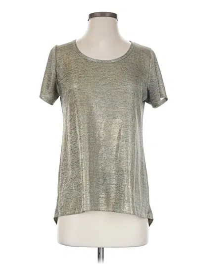 Pre-owned Lularoe Short Sleeve T-shirt In Silver