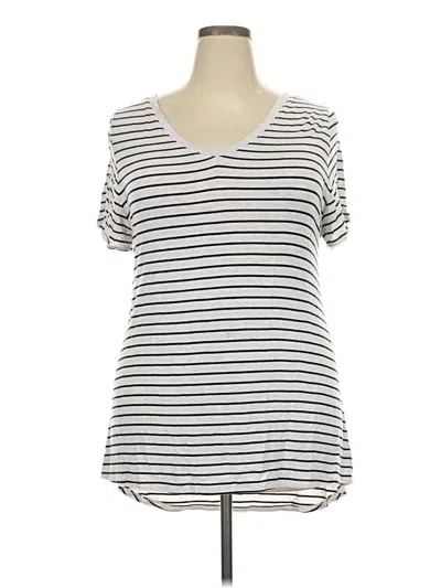 Pre-owned Lularoe Short Sleeve T-shirt In Silver
