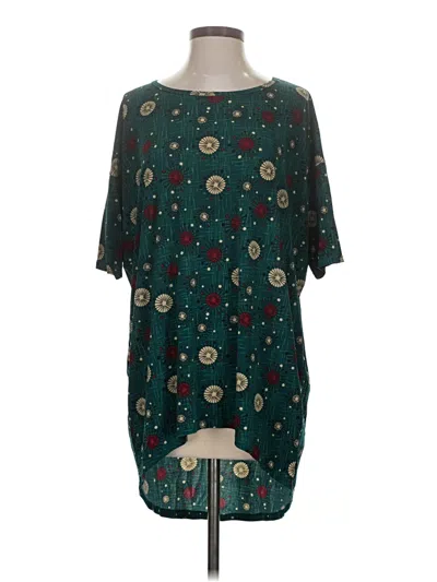 Pre-owned Lularoe Short Sleeve T-shirt In Teal
