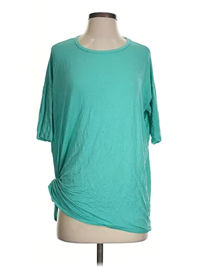 Pre-owned Lularoe Short Sleeve T-shirt In Teal