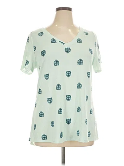 Pre-owned Lularoe Short Sleeve T-shirt In Teal