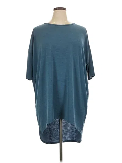 Pre-owned Lularoe Short Sleeve T-shirt In Teal