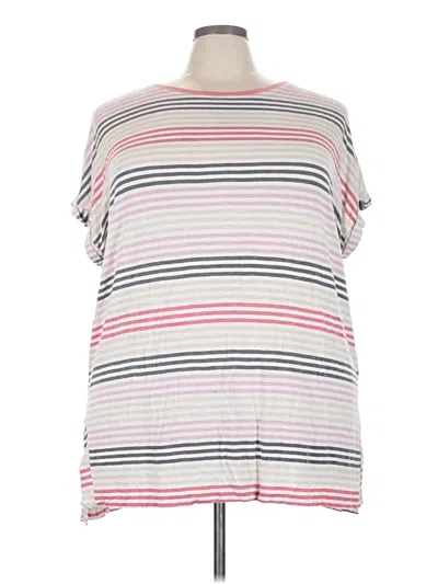 Pre-owned Lularoe Short Sleeve Turtleneck In Pink