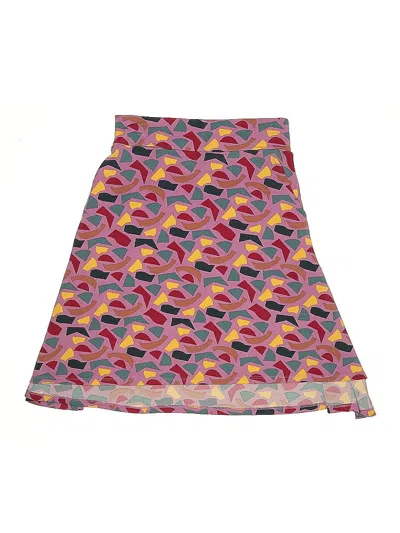 Pre-owned Lularoe Kids' Skirt In Purple