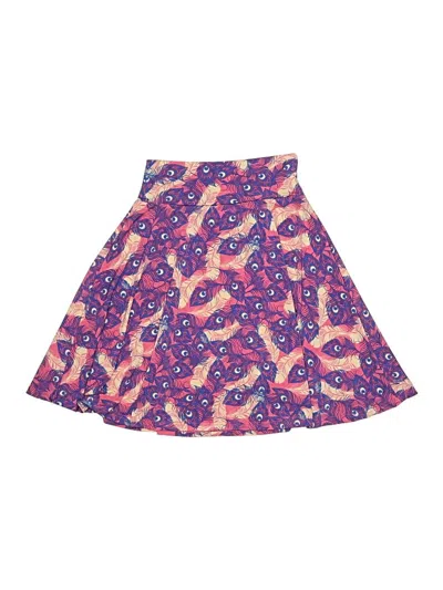Pre-owned Lularoe Kids' Skirt In Red