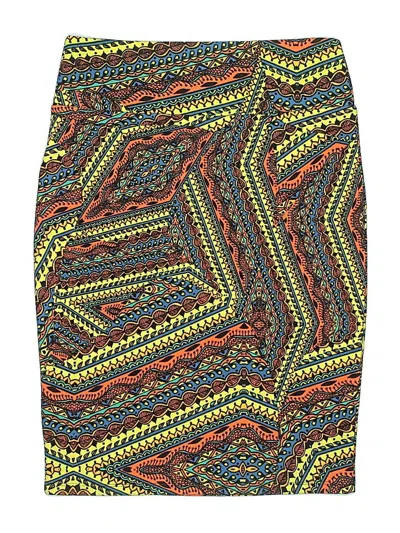 Pre-owned Lularoe Skort In Green