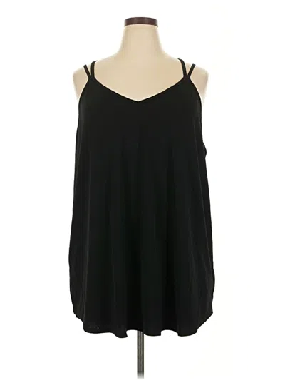 Pre-owned Lularoe Sleeveless Blouse In Black