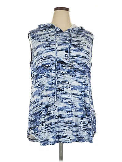Pre-owned Lularoe Sleeveless Blouse In Blue