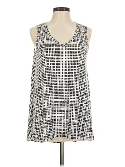 Pre-owned Lularoe Sleeveless Blouse In Gray