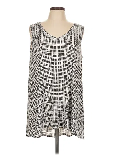 Pre-owned Lularoe Sleeveless Blouse In Gray