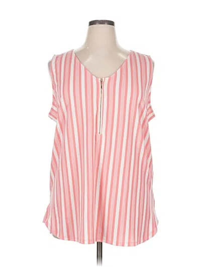 Pre-owned Lularoe Sleeveless Blouse In Pink