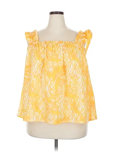 Lularoe Sleeveless Blouse In Yellow
