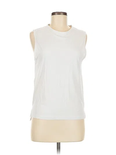 Pre-owned Lularoe Sleeveless T-shirt In White