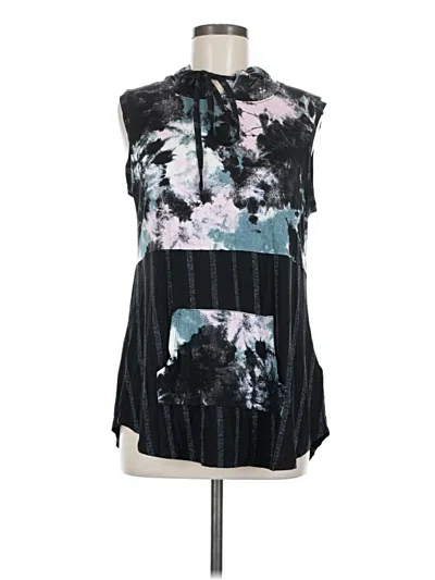 Pre-owned Lularoe Sleeveless T-shirt In Black