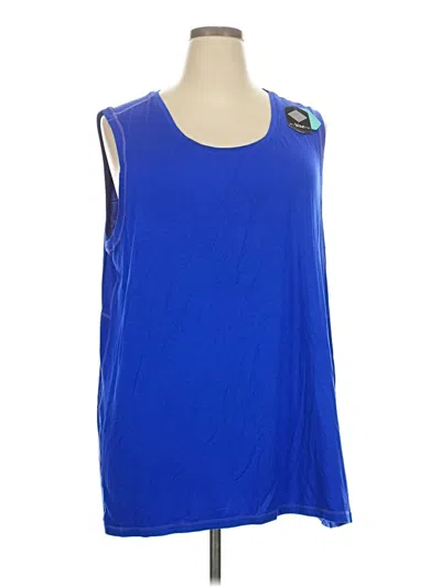 Lularoe Sleeveless T-shirt In Blue