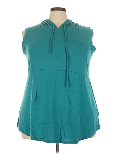 Lularoe Sleeveless T-shirt In Blue