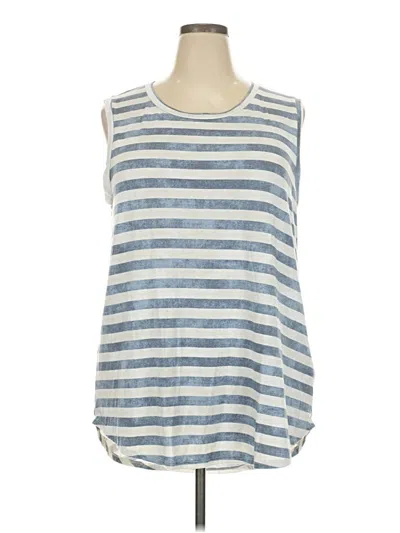 Lularoe Sleeveless T-shirt In Blue