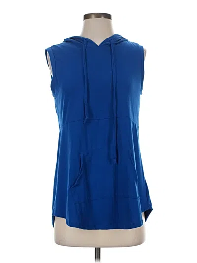 Pre-owned Lularoe Sleeveless T-shirt In Blue