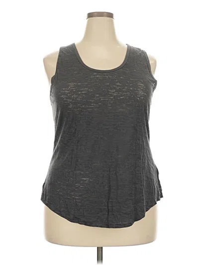 Pre-owned Lularoe Sleeveless T-shirt In Gray