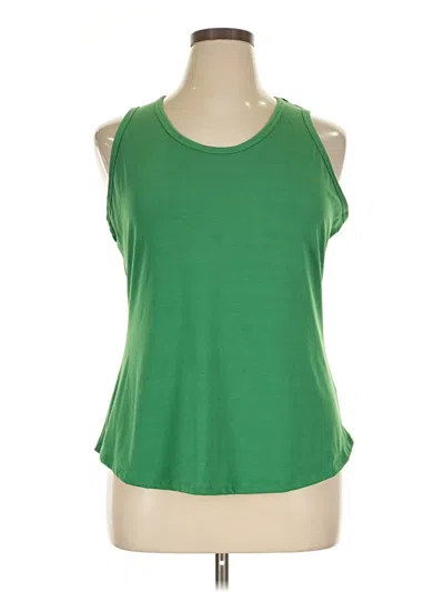 Pre-owned Lularoe Sleeveless T-shirt In Green