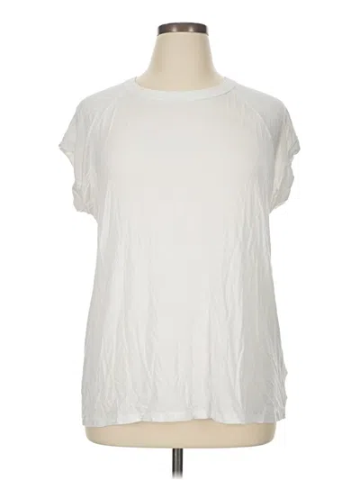 Pre-owned Lularoe Sleeveless T-shirt In Ivory