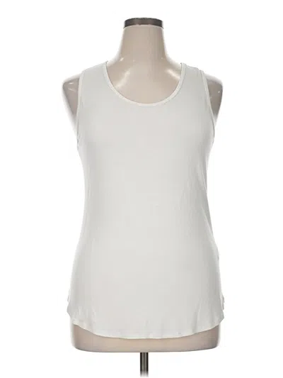 Pre-owned Lularoe Sleeveless T-shirt In Ivory