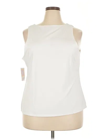 Pre-owned Lularoe Sleeveless T-shirt In Ivory