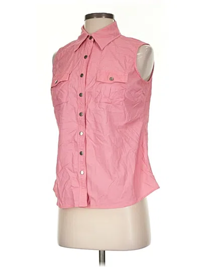 Pre-owned Lularoe Sleeveless T-shirt In Pink