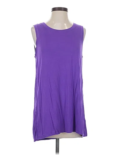 Pre-owned Lularoe Sleeveless T-shirt In Purple