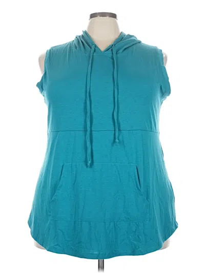 Pre-owned Lularoe Sleeveless T-shirt In Teal