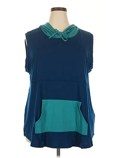 Lularoe Sweater Vest In Blue