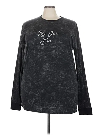 Pre-owned Lularoe Sweatshirt In Black