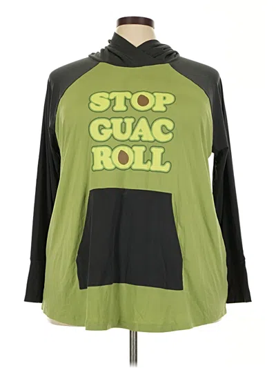 Pre-owned Lularoe Sweatshirt In Green