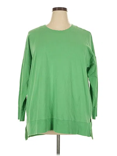 Pre-owned Lularoe Sweatshirt In Green