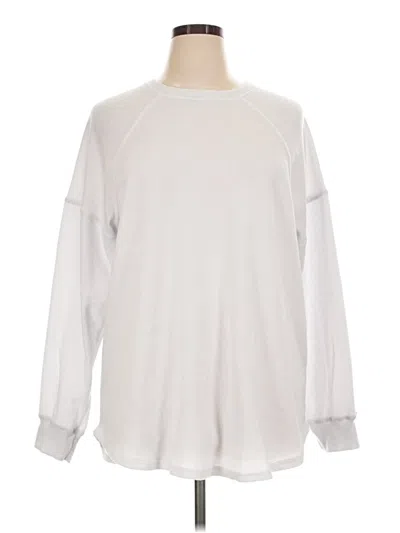 Pre-owned Lularoe Sweatshirt In White