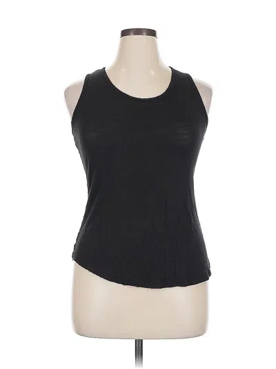 Pre-owned Lularoe Tank Top Black Halter Neckline Tops