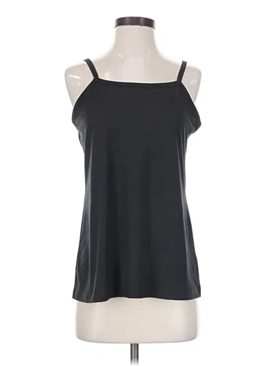 Pre-owned Lularoe Tank Top Black Halter Neckline Tops