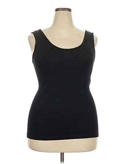 Pre-owned Lularoe Tank Top Black Strapless Neckline Tops