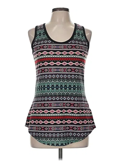 Pre-owned Lularoe Tank Top Green Square Neckline Tops