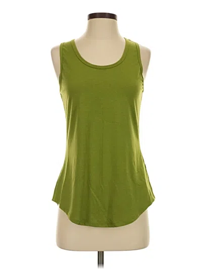 Pre-owned Lularoe Tank Top Green Strapless Neckline Tops